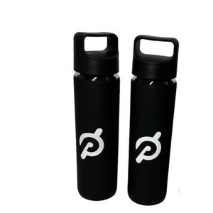 PELOTON (Set of 2) NEW Black LogoWater Bottles